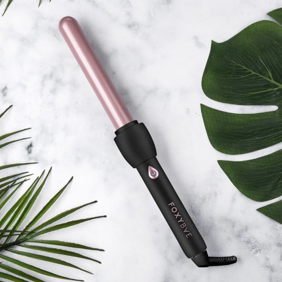 Foxybae 25mm Rose Gold Tourmaline Ceramic Curling Wand